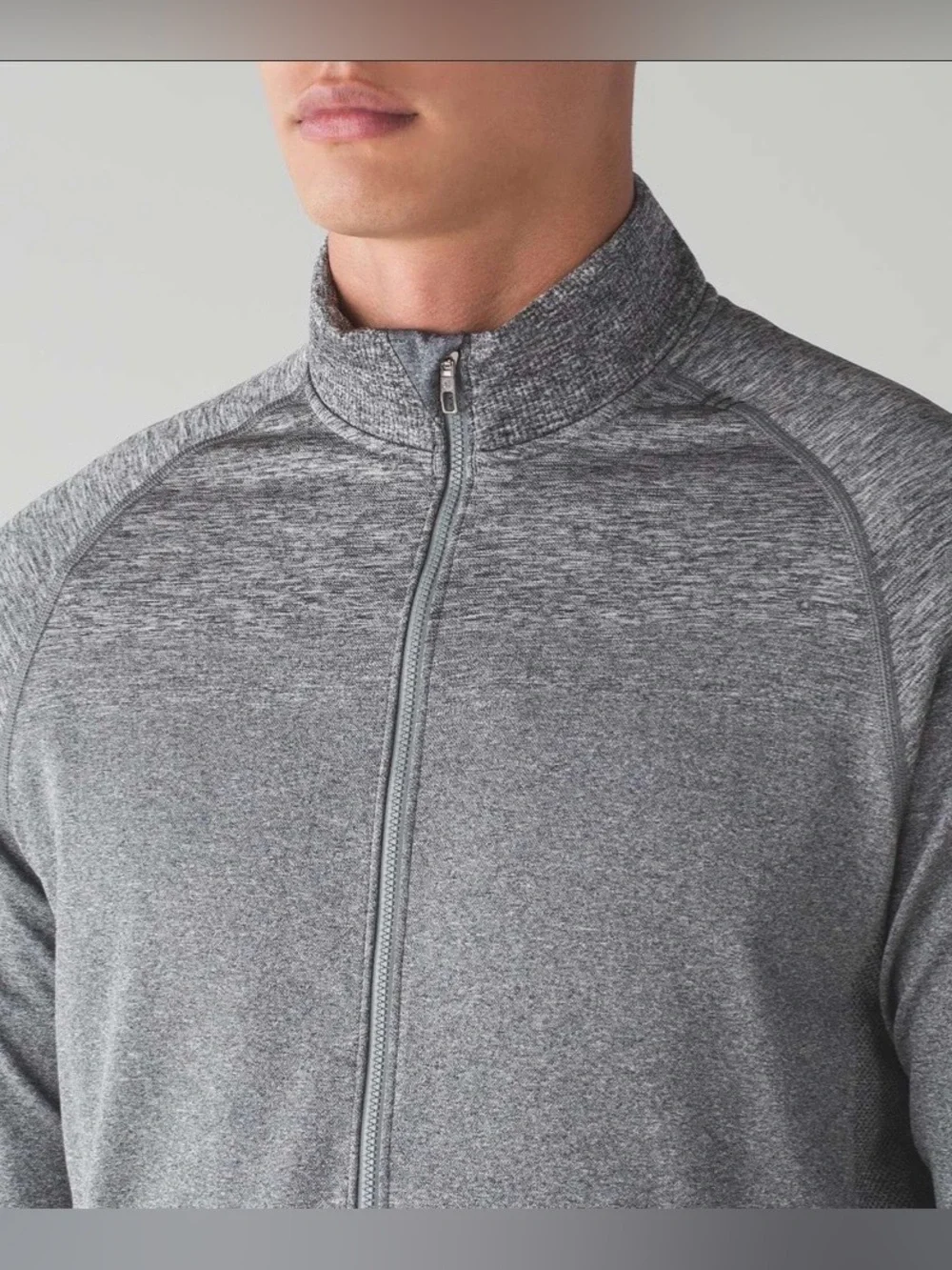 Lululemon Men’s Pulse Jacket, Heathered Black Gray, XL